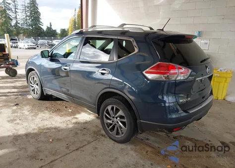 2016 Nissan Rogue Sl из США, поврежденный, VIN 5N1AT2MV6GC765795